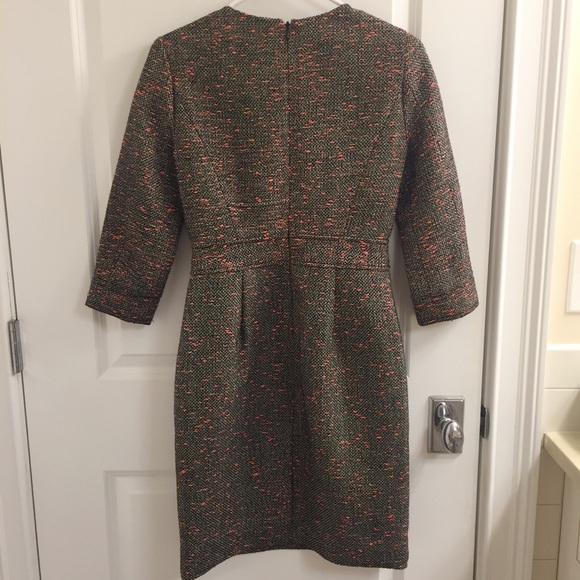 NWOT J Crew pink black and gray tweed dress 2P - Picture 2 of 4